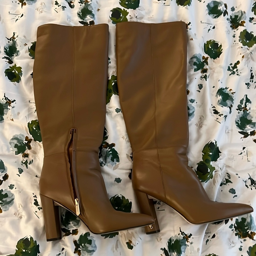 Sam Edelman “Raakel” brown leather boots, size 7